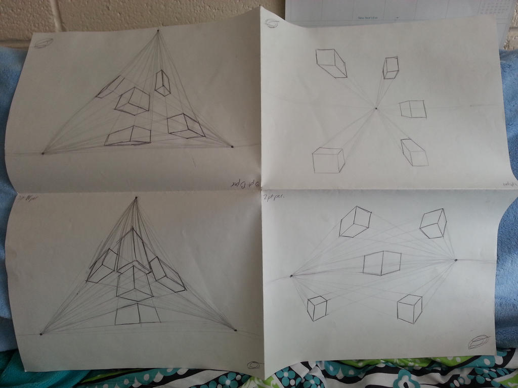 Perspective Tests Examples Perspective Drawing Tests by ScarheartPics on DeviantArt