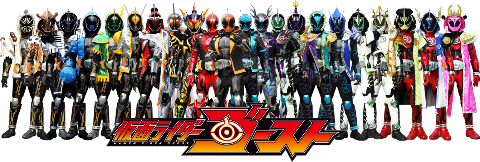 Kamen Rider Ghost All Riders and Forms by omphramz on DeviantArt
