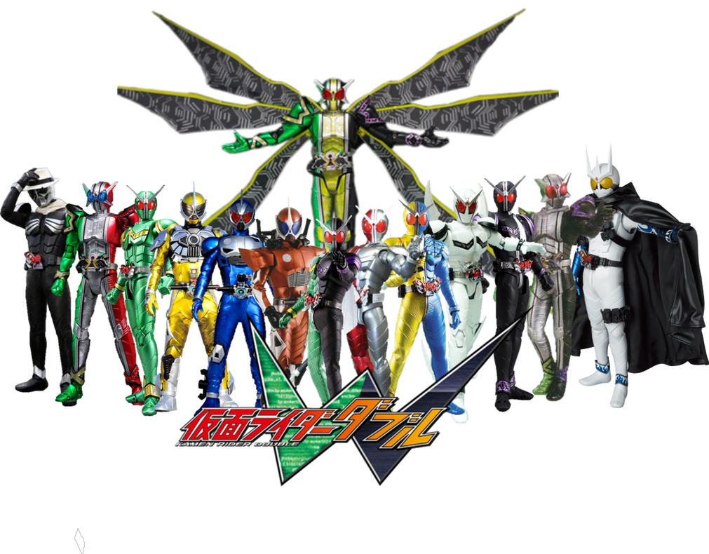 Kamen Rider All Rava Kamen Rider W All Riders and Forms by omphramz on DeviantArt