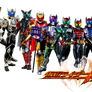 Kamen Rider Kiva All Riders and Forms