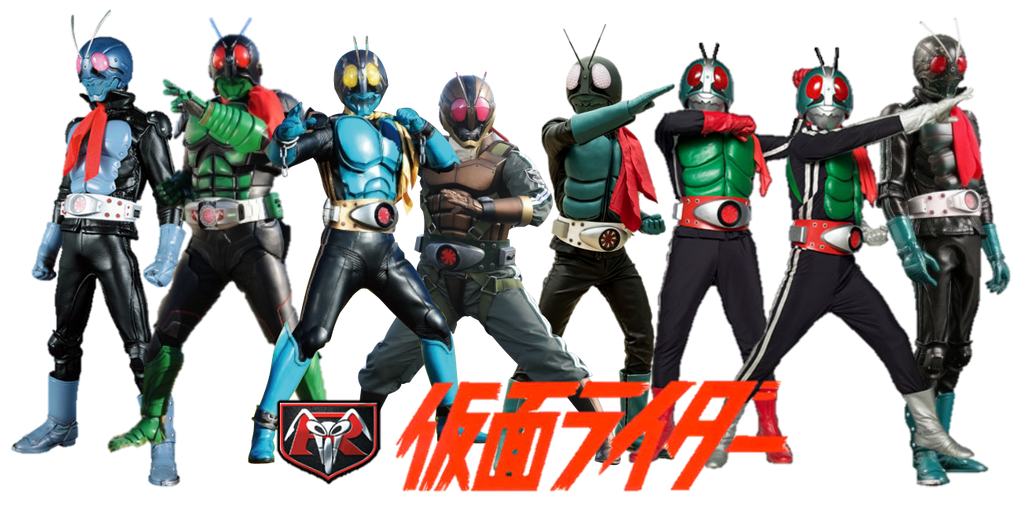 Kamen Rider 1 All Riders and Forms by omphramz on DeviantArt