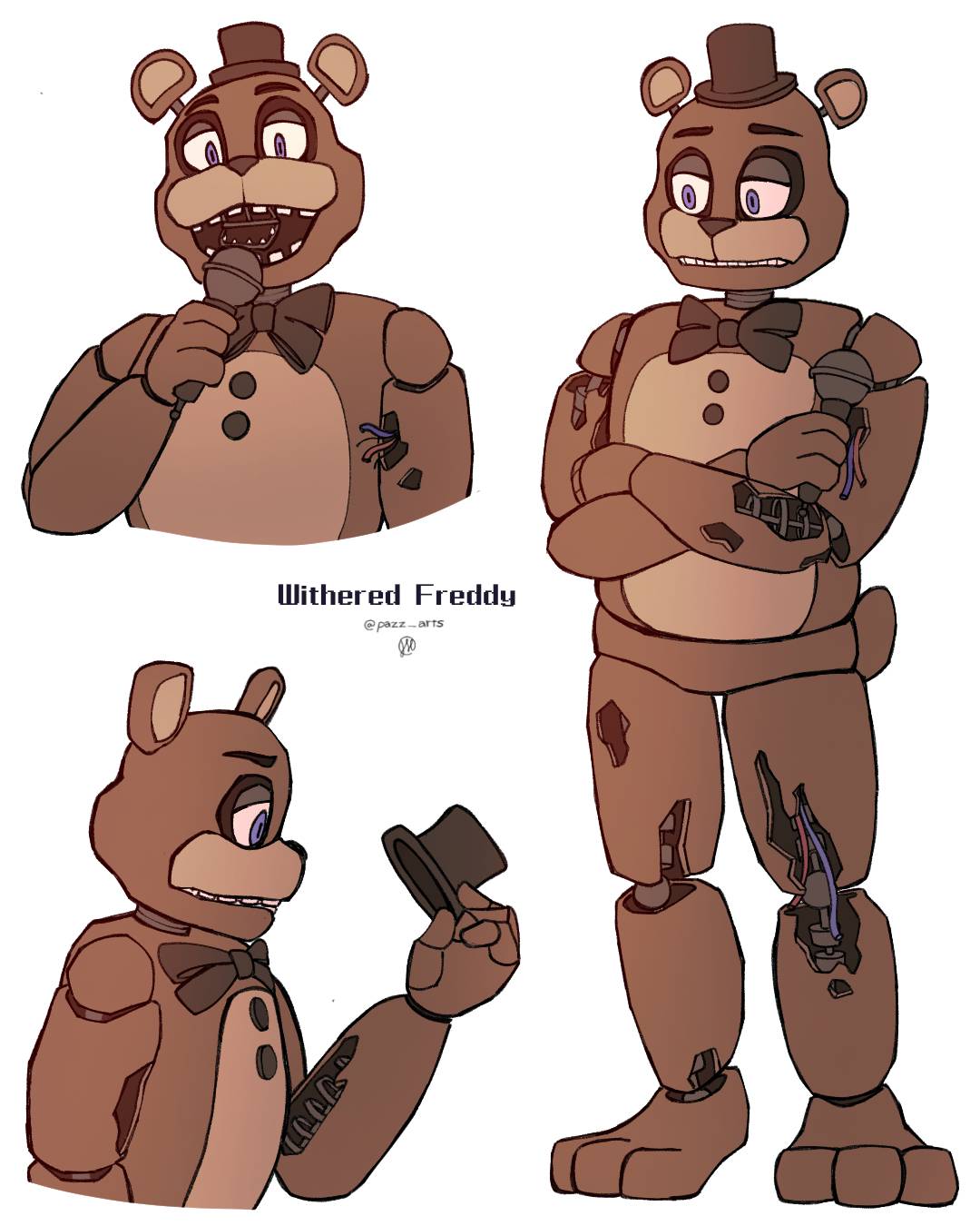 Withered Freddy by PazzArts on DeviantArt