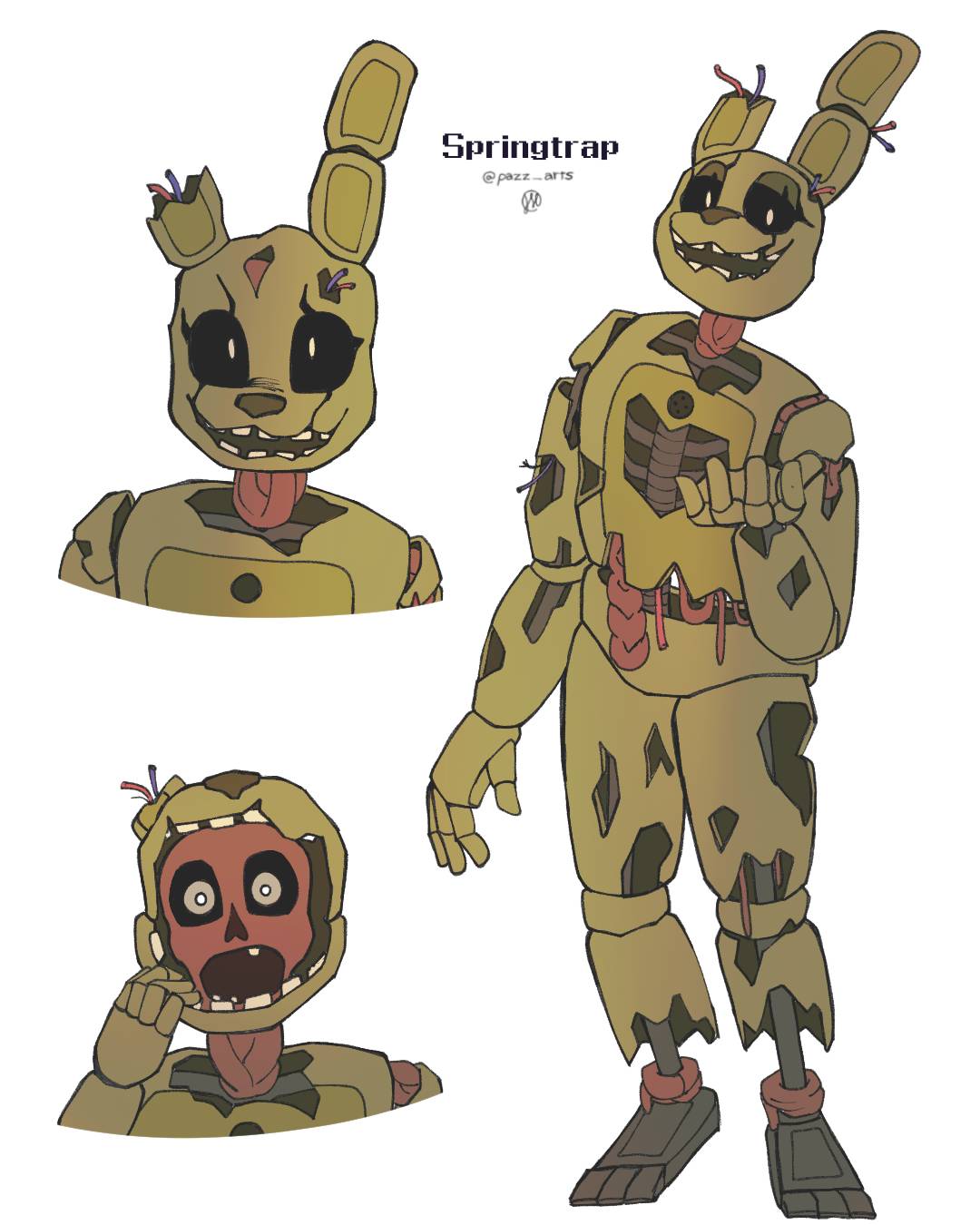 Springtrap by PazzArts on DeviantArt
