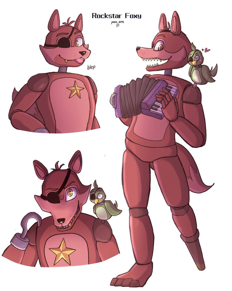 Rockstar Foxy by PazzArts on DeviantArt