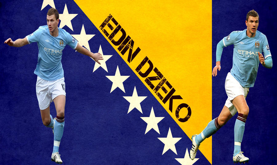 Edin Dzeko Wallpaper By Oultre On DeviantArt edin-dzeko-wallpaper-by-oultre-on-deviantart