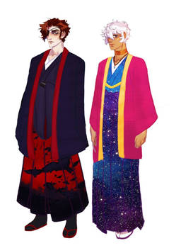 If Julian and Asra were to wear kimono 