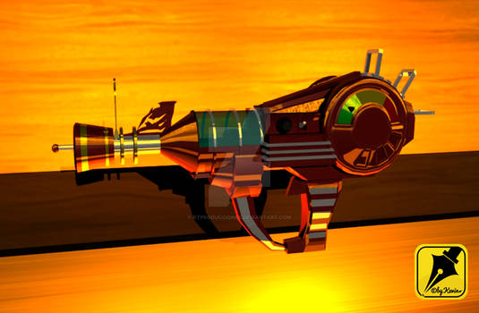 RayGun Modelado 3D