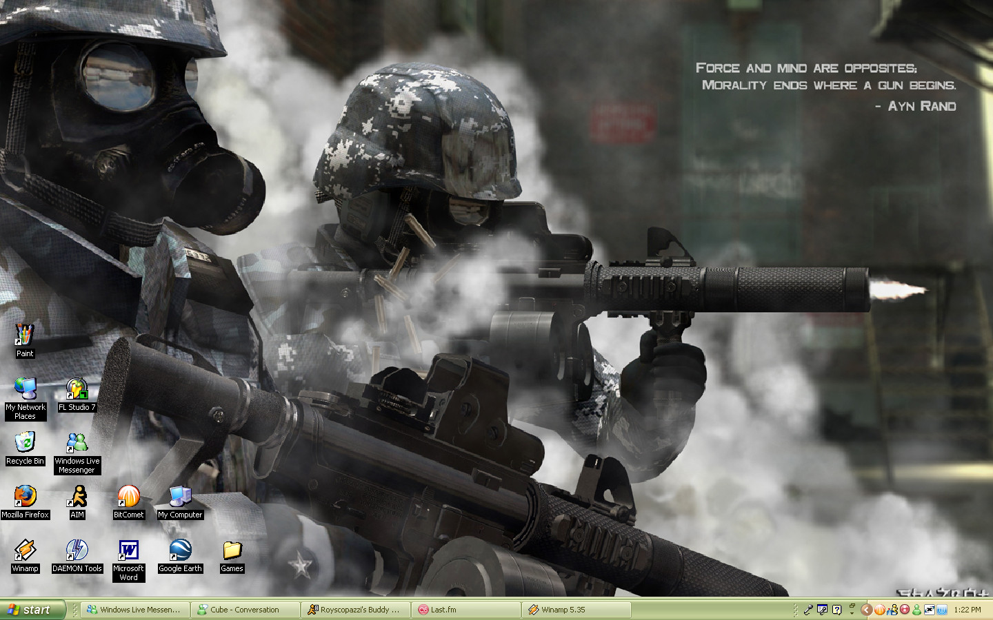 My Call of Duty 4 Screen