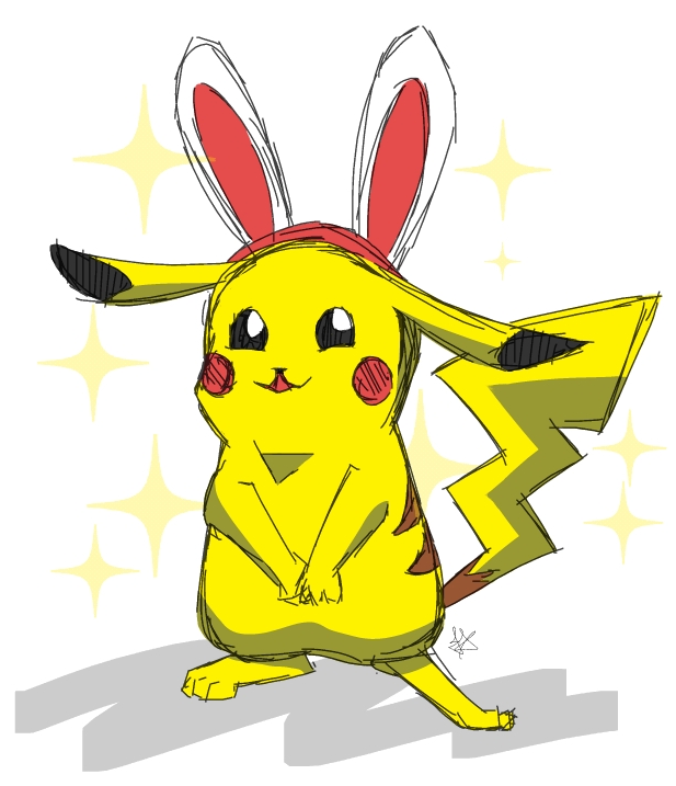 bunny!Pikachu by Fayolinn on DeviantArt