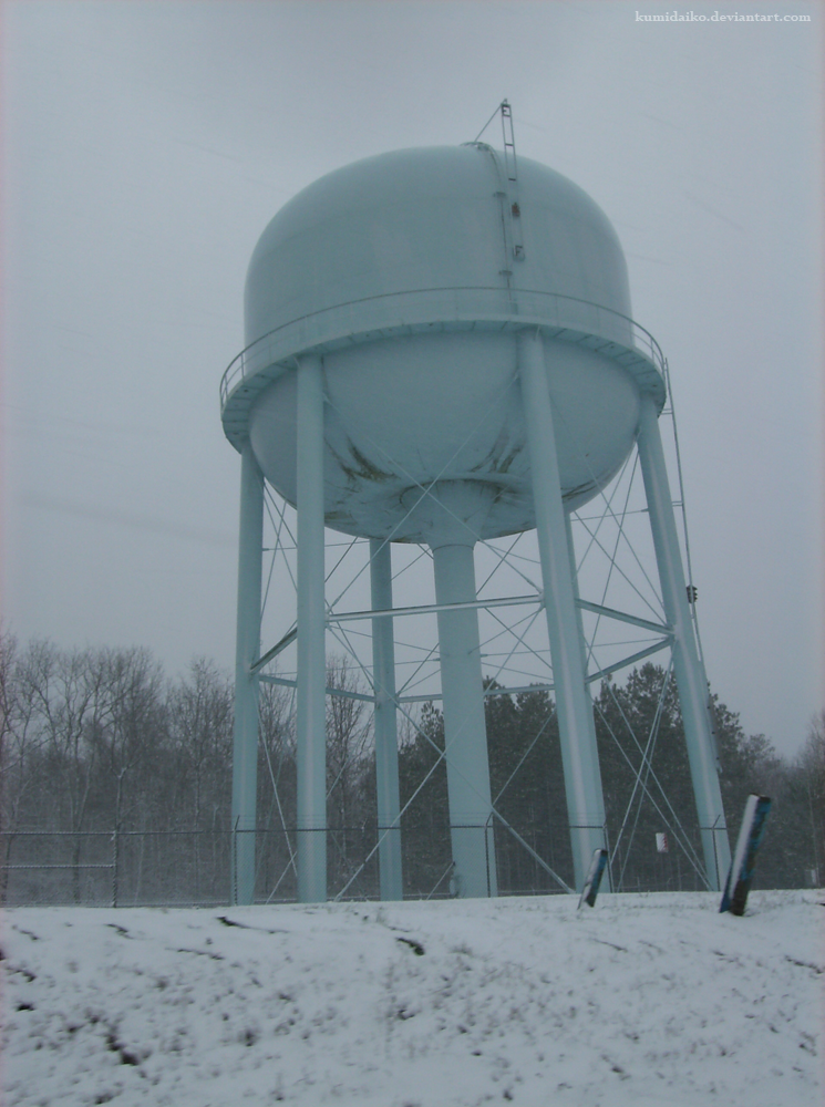 Winter Water Tower