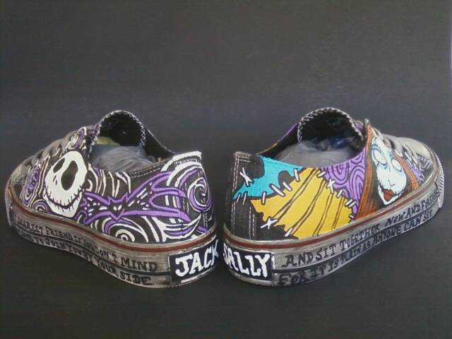 Nightmare Before Christmas Jack and Sally Shoes