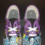 Handpainted Disney Haunted Mansion shoes