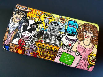 Pee-wee's Playhouse Hand Painted Purse