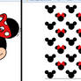 Mickey and Minnie trio