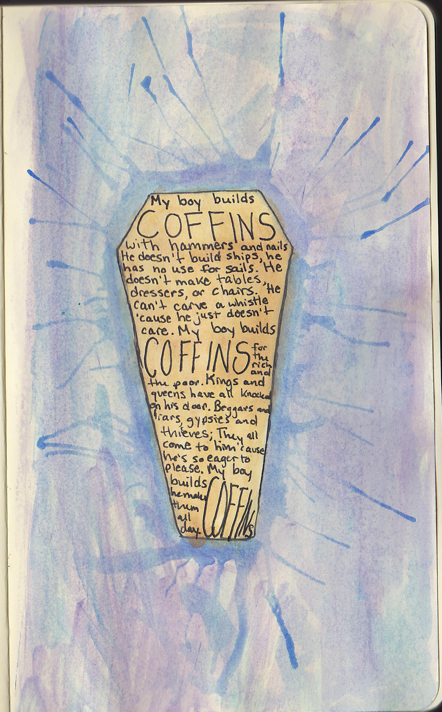 My Boy Builds Coffins by mariecobain on DeviantArt