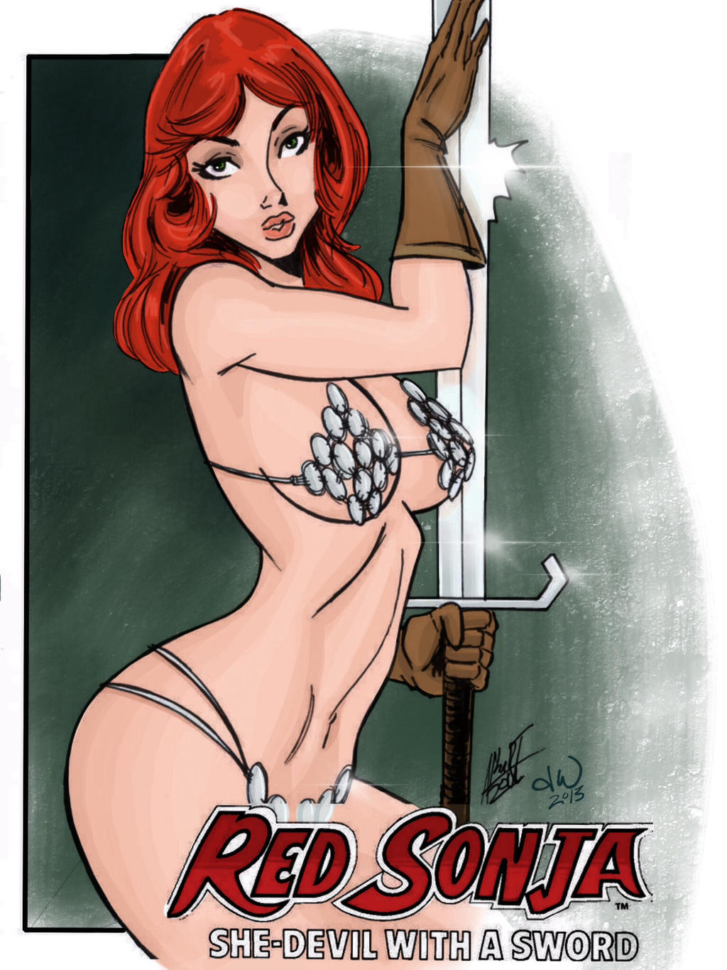 Red Sonja colored