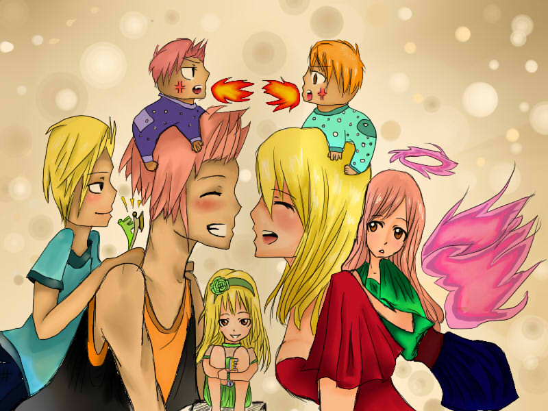pic Lucy And Natsu Kid natsu and lucy family by hweum on