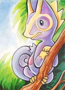 Purple Kecleon Card