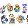 Pokemon Badges Batch 2