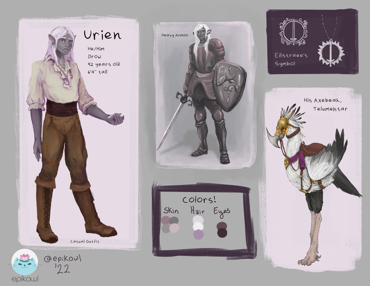 Urien Ref Sheet? by epikowl on DeviantArt