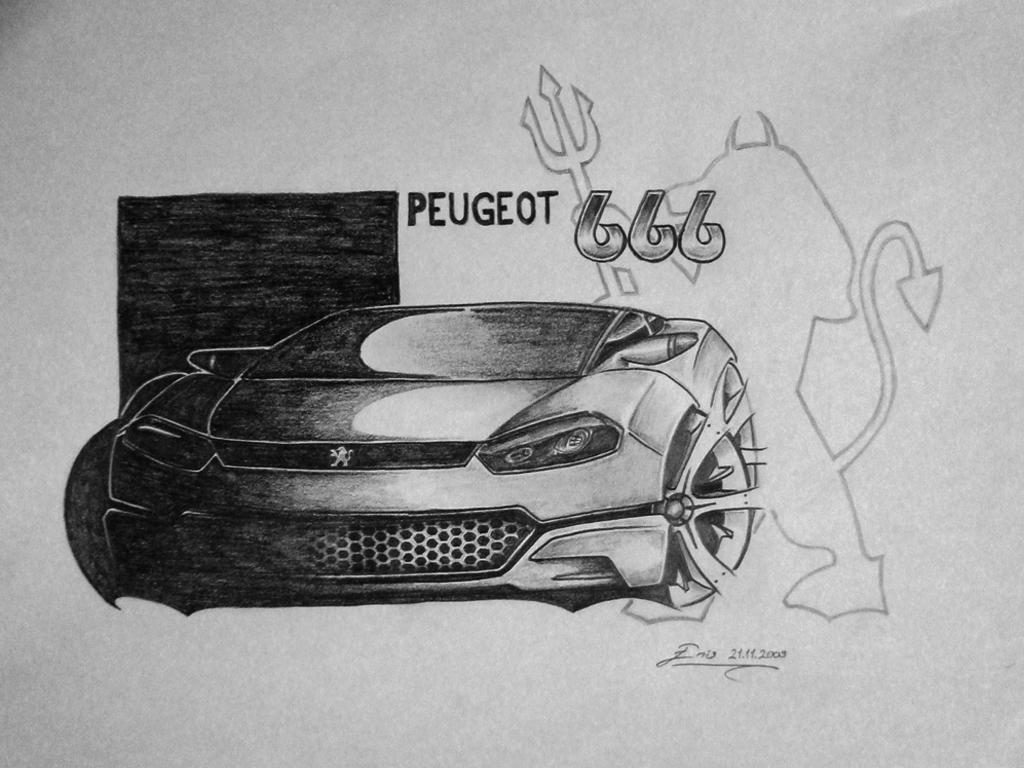 666 Cars Deviantart Peugeot 666 by orangenes on DeviantArt