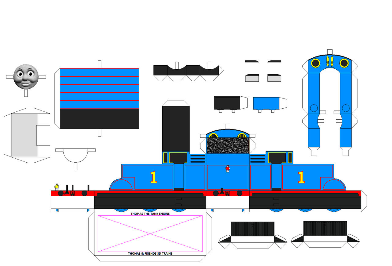 Taf 3d Thomas The Tank Engine By Chandlertrainmast by farfanic on ...