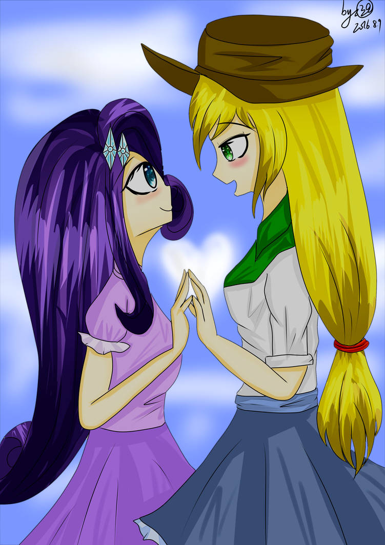 RARITY AND APPLEJACK by 39miruku on DeviantArt