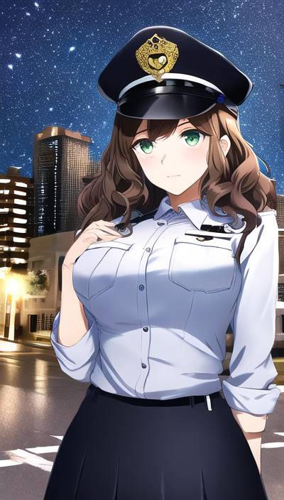 Police woman: ai art generator - anime art by SupremeGod777 on DeviantArt
