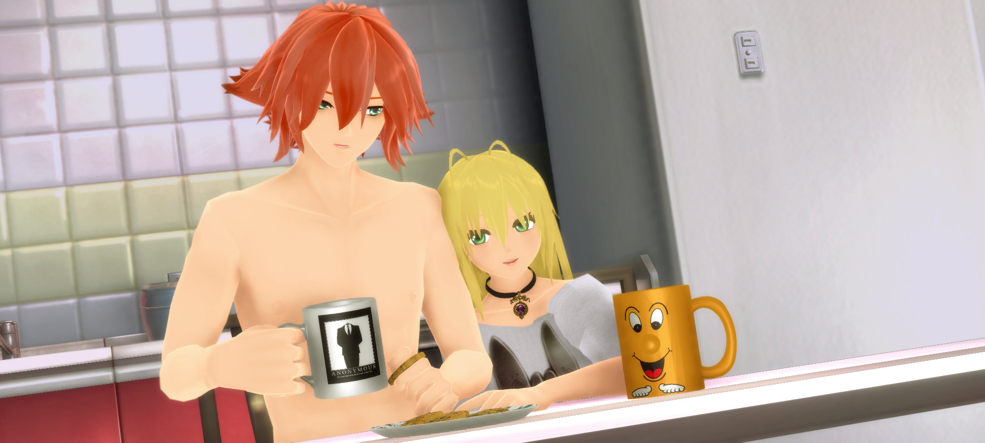 Mmd Morning Routine MMD: breakfast by KlaidAstoria on DeviantArt