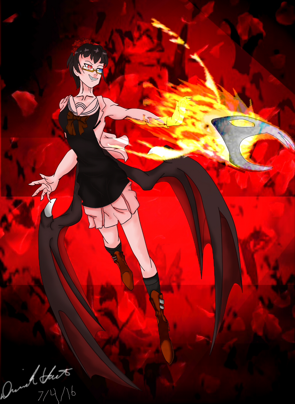 Darkstalker Avatar Creator-Crimson Vampiress