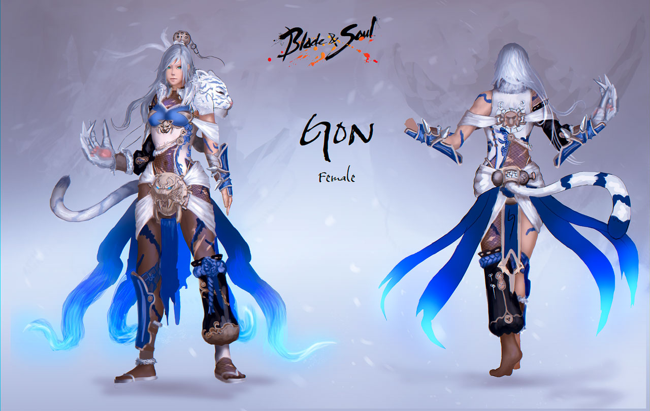 Blade and Soul costume design (Gon-Female)