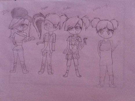 Anime/humanized Lps Girls