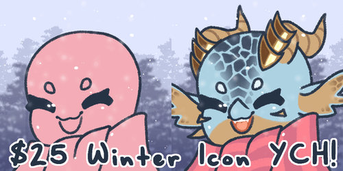 Winter Icon YCH! $25/2500 Points! OPEN!