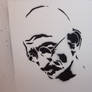 Gandhi Stencil