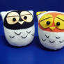 Two little owls