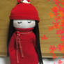 Girl in Red - Sock doll