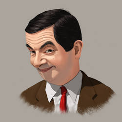 Mr. Bean character portrait
