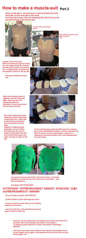 building a muscle suit part 2