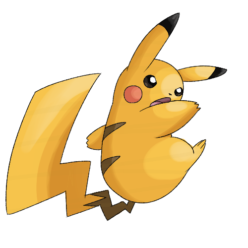 Shiny Pikachu line fixed by Wildcat1999 on DeviantArt