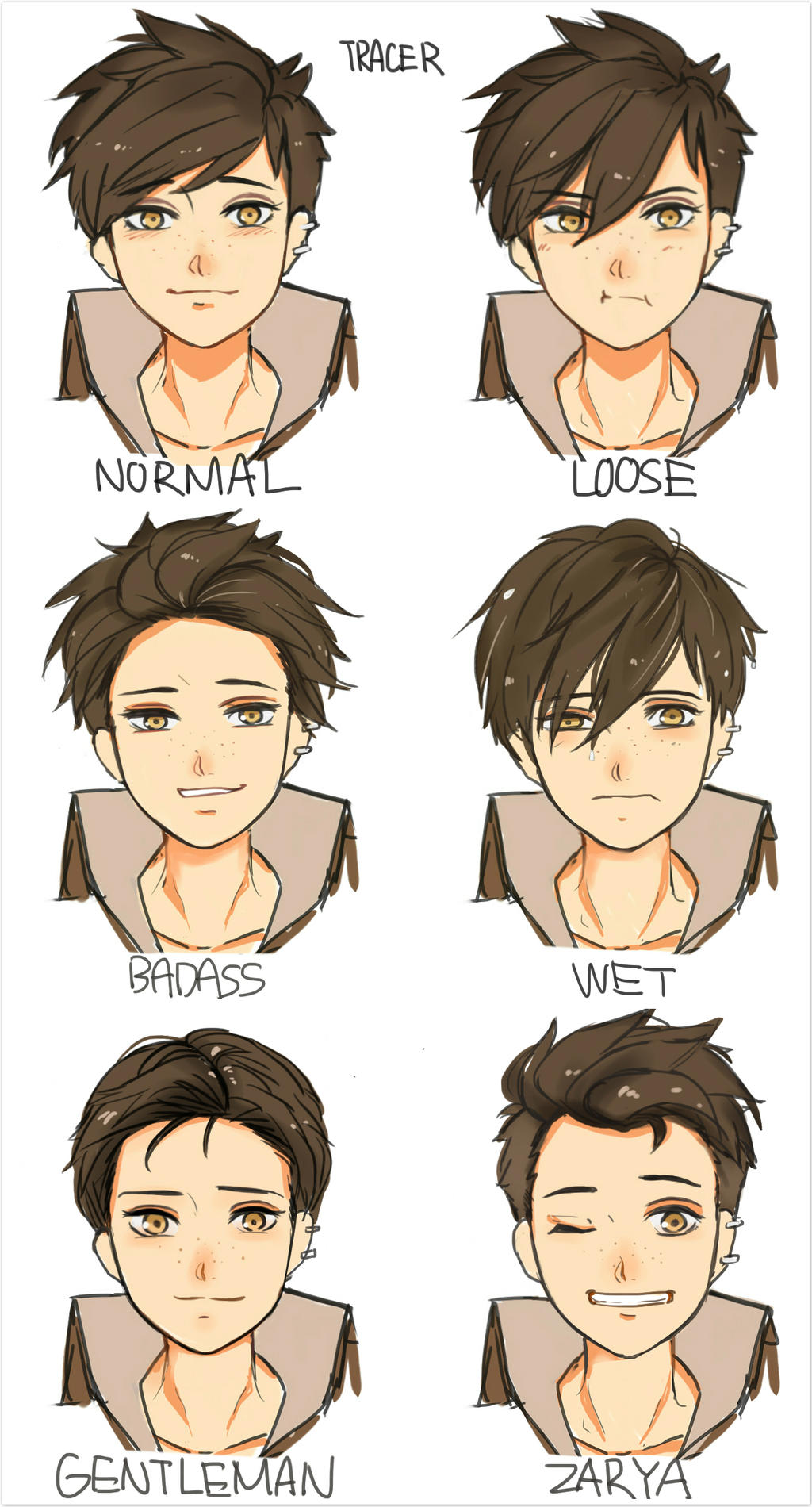 Tracer Reference Tracer Hairstyle by BJMAKI on DeviantArt