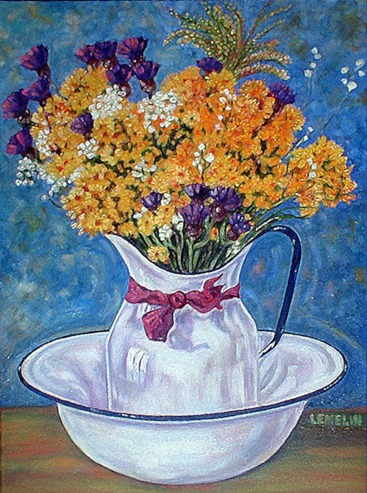 Flowers in a Jug