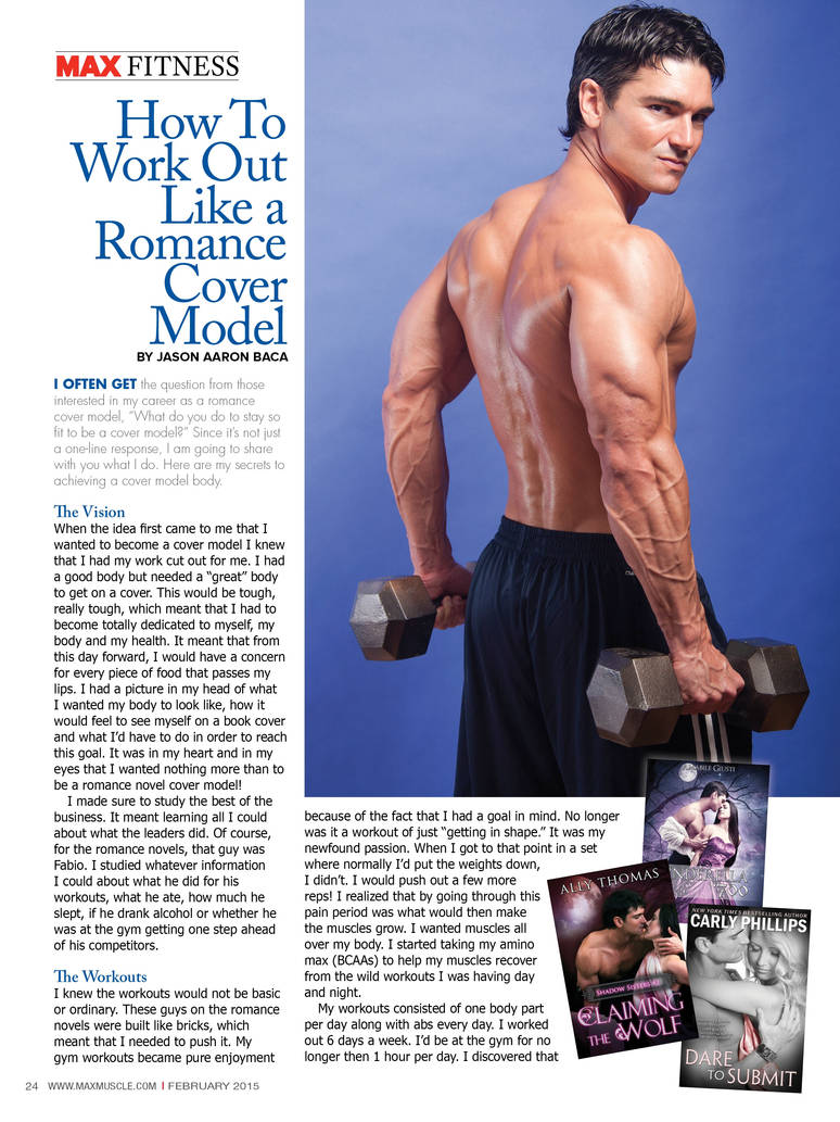 HowToWorkOutLikeARomanceCoverModel Jason Baca by jasonaaronbaca on ...