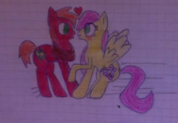 Big mac and Fluttershy (LOVE)