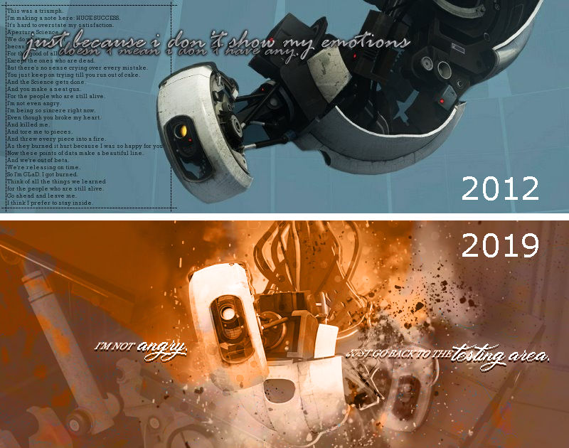 Glados Explodes Reimagined - GLaDOS by PrettyYetDangerous on DeviantArt