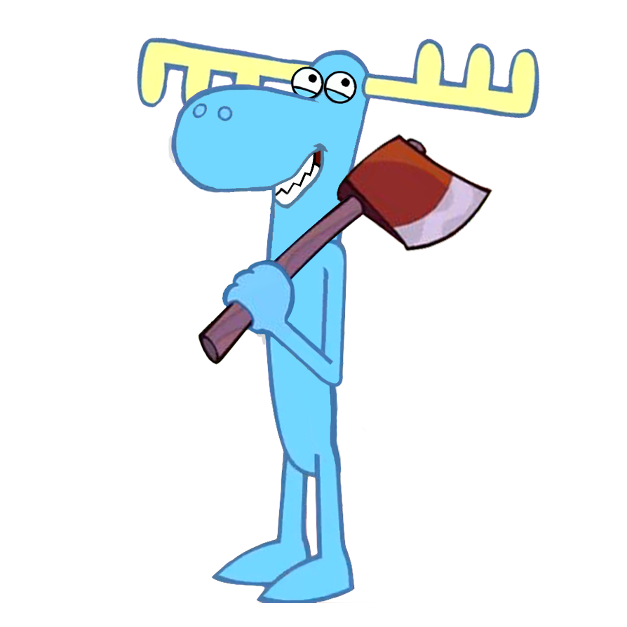 Happy Tree Friends Lumpy the moose with an axe. by krleboa on DeviantArt.