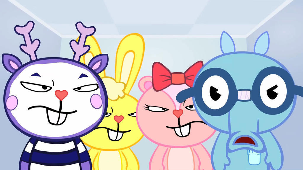 Happy Tree Friends stuck in a slow elevator. by krleboa on DeviantArt