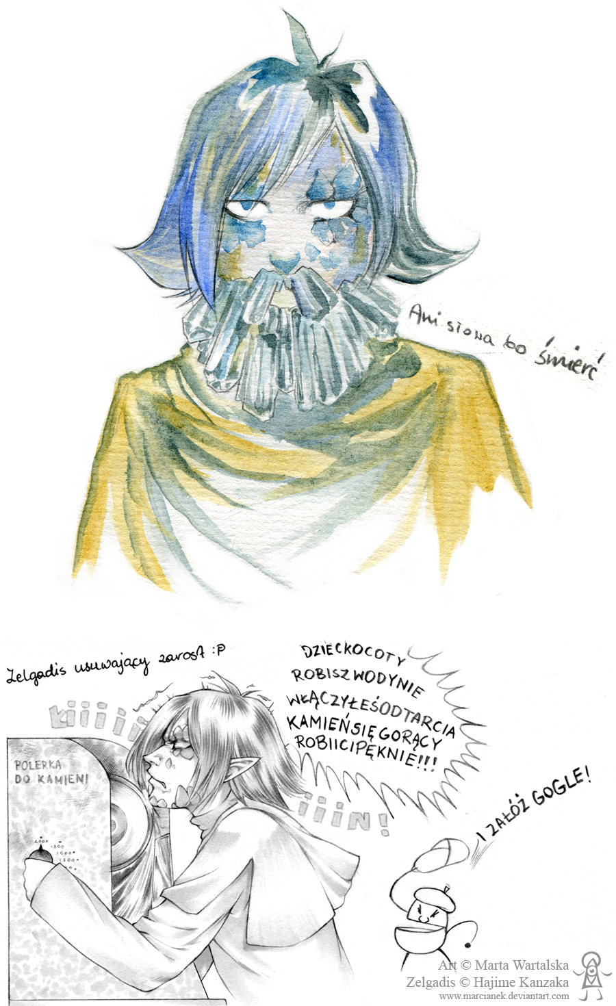 Zelgadis and his...beard xD