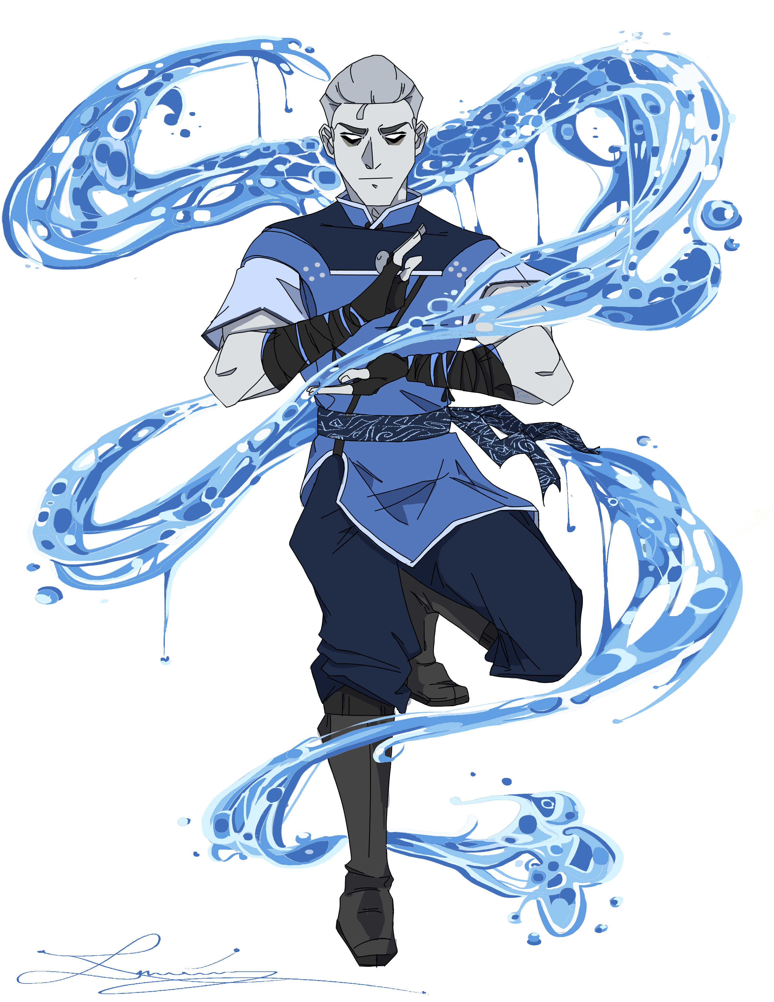 Waterbender Armor Ebn Waterbender by XeniumFox on DeviantArt
