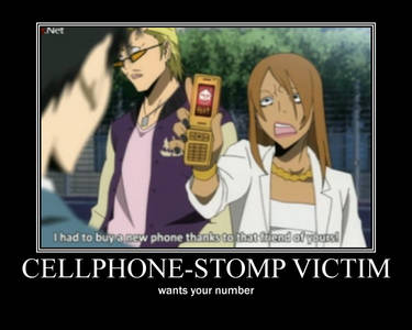 DRRR: Cellphone-Stomp Victim