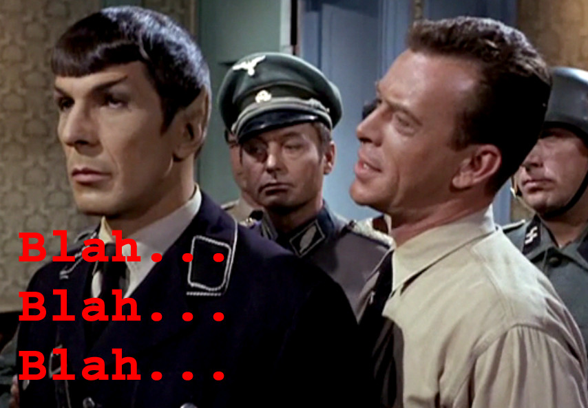 Spock is not Amused